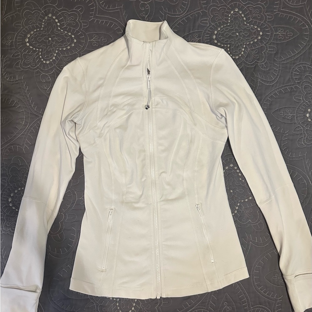 White Lululemon Athletica Define Jacket